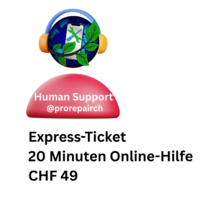 ProRepairCH-Express-Ticket-20-Minuten-Online-Hilfe